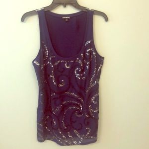 Decorative tank blouse